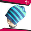 LADIES KNITTED STRIPES BEANIE