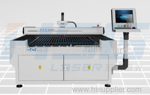 Medium Power 300/500W metal fiber laser cutting machine cut stainless and mild steel HS-F1325