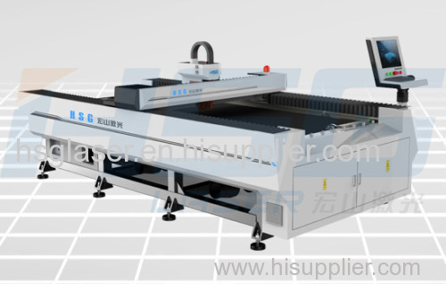 Medium Power 300/500W metal fiber laser cutting machine cut stainless and mild steel