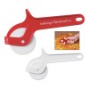 Promotional eco-friendly plastic pizza cutter with printing
