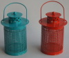 Metal lantern candle holders