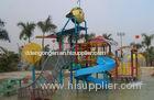 Customized Fiberglass Kids' Water Playground Water Amusement Park With Water Slide