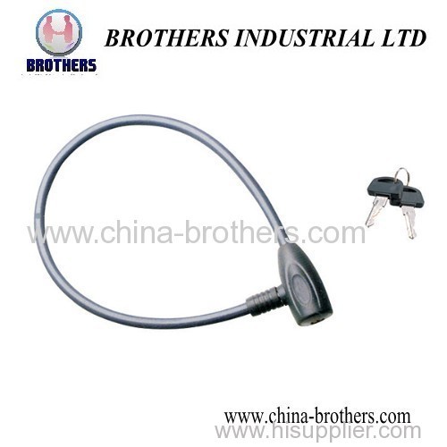 Hot Sale Gray Bicycle Cable Lock