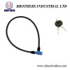 Zinc Alloy Cataphorese Bicycle Cable Lock