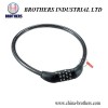 Plastic Four Combination Cable Bicycle Lock