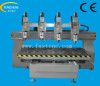 Woodworking cnc router with muti-heads