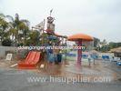 Fiberglass / Carbon Steel Kids' Water Playground Water House For Family Fun