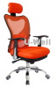 2015 hottest orange high back multifunction mechansim lift computer executive office mesh chair import from China