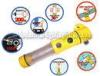 Yellow Led Car Emergency Led Rechargeable Flashlight with 9 LEDs