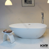 Kingkonree white matte stone resin bathtub
