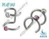 Luster Unique 316l Surgical Steel 14g Body Piercings Jewelry For Women Non - Piercing