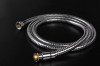 Anti-twist shower hose with chromed