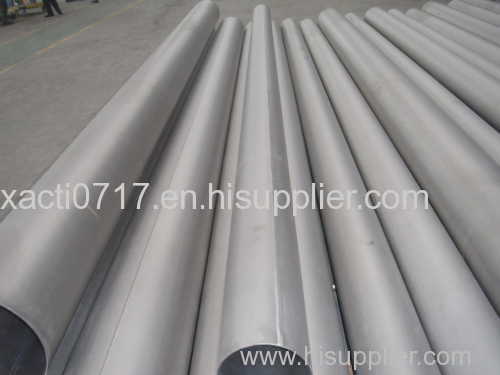 Gr12 titanium pipe ASTMB338 ASTMB337