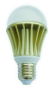 11W Golden Aluminum Shell 897.2 lm 6000K E27 A60 SMD3528 Warm White LED Globe Bulb