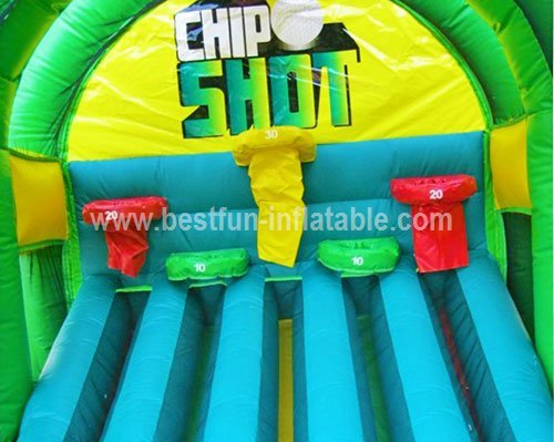 Commercial inflatable shooting game