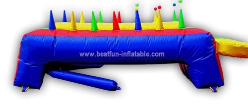 Fun inflatable air blow ball game