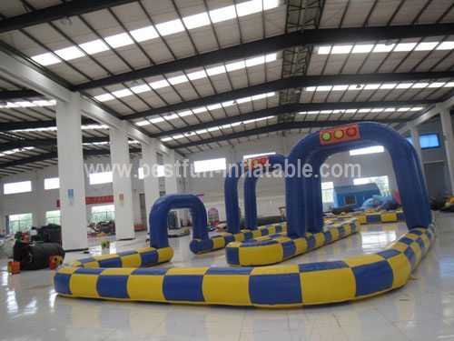 Giant tricycles inflatable track for sale