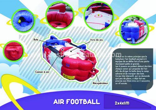 Inflatable device football sport game