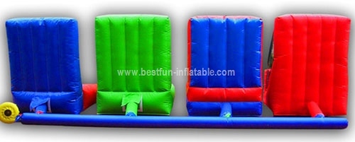 Inflatable interactive game 4 in 1 combo sport game