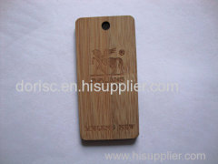 natural materials bamboo hang tag