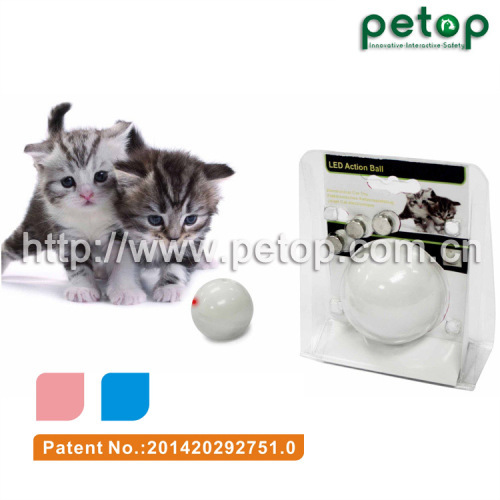 2014 Hot Sale Novelty LED Action Ball Pet Cat Toys