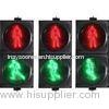 Energy saving Outdoor LED Traffic Signal / 300mm Pedestrian Signal Light