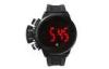 3 ATM One Point Touch Screen LED Watch Rubber Digital Unisex Wristwatch