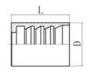 Brass Hydraulic Hose Ferrules Fitting Swaged For SAE 100 R1AT