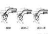 Brass Hose Fittings 45JIC Female 74Cone Seat For Braided Hose