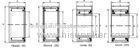 Sealed Heavy Duty Needle Roller Bearing With Inner or Without Inner Ring