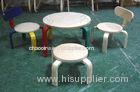 Natural White Birch Bent Wood Furniture With Children Table Set