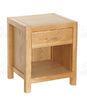 Natural Color Ash Wood Furniture Unique Square Bedside Table