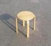 Portable Bentwood Furniture Birch Round Stool For Children