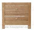 Modern Bedroom Ash Wood Furniture 2 Drawer Small Bedside Cabinet