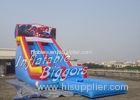 Indoor Residential Blue Inflatable Water Slide For Birthday Party Rentals