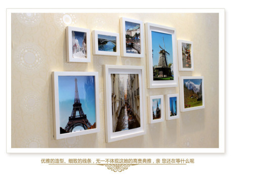 creative / wood / photo wall / photo frame