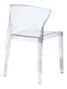 Transparent Polycarbonate Living Room Chair Waterproof With UV Protection