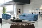 Classic Blue Living Room Couches Modern Italian With High Density Sponge Filler