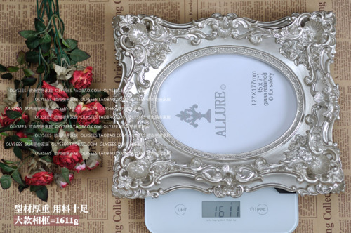 resin / oblong / creative / luxurious photo frame