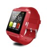Red U8 Bluetooth Smart Wrist Watch Phone Mate for IOS Android iPhone Samsung