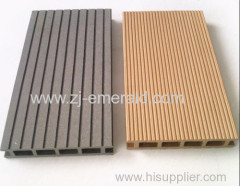 grooved wood plastic composite hollow decking