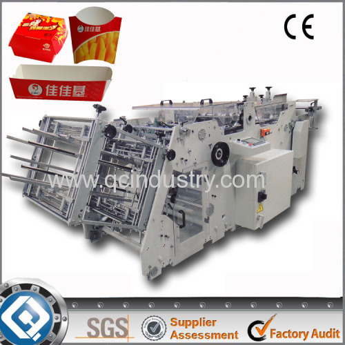 Customized 180 Boxes Automatic Carton Folder Gluer Machine For Paper Boxes