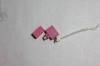 Custom Micro Usb Iphone 30 Pin Connector Pink Lightweight for IPhone 4 / 4s