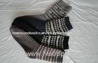 Breathable Knitted Mens Wool Socks Indoor With Hand Link 5 - 14 UK Size