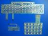 Keyboard Printed Circuit Flexible PCB Board Custom With Metal Dome / LED