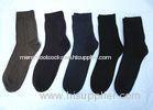 Soft Warm Plain Wool Mens Work Socks Colorful With Hand Link Toe