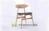 Wegner CH33 Restaurant modern wood dining chairs With Cushions Commercial