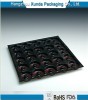 Plastic blister packaging tray