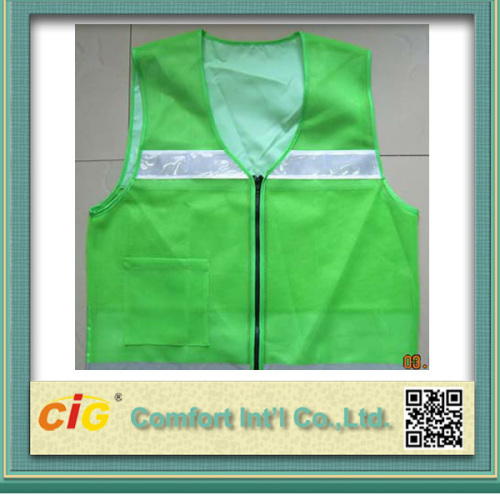 Green Safety Reflective Vest