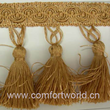 Curtain Lace curtain fringes